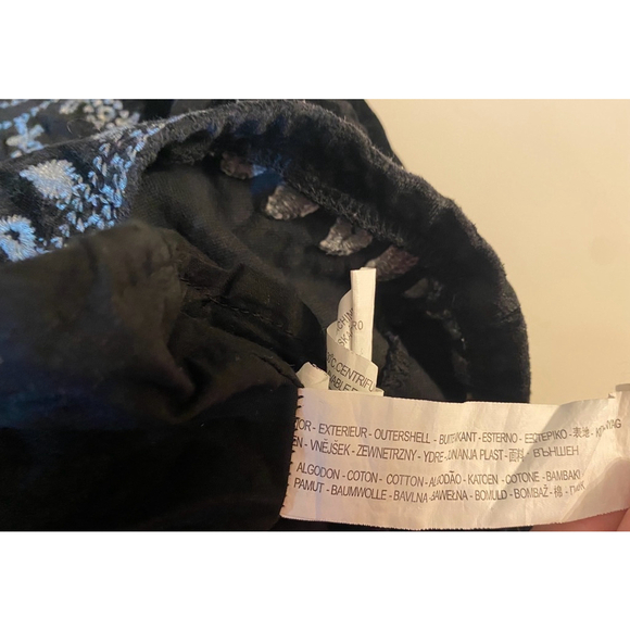 Girls Zara Dress 3-4Y Black Silver faux velvet - Picture 7 of 8